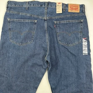 NUEVO Levi’s 505 Vaqueros Rectos Regulares Hombre 44x30 Azul Lavado Medio 100% Algodón - Imagen 1 de 12