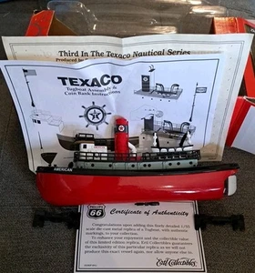 2002 Ertl Druckguss Texaco The American Tugboat Bank 3rd In A Series Boot Neu im Karton - Bild 1 von 4