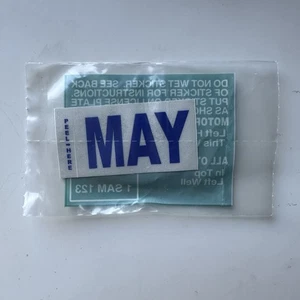 California Month Sticker (MAY) DMV License Plate Month Sticker Original - Bild 1 von 3