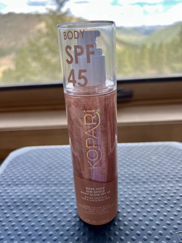 Kopari Beauty Rose Gold Sun Shield Body Glow Gel SPF 45
