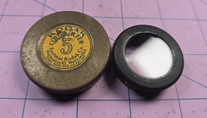 Antique Kodak No. 5 slip on filter with metal tin - Picture 1 of 4