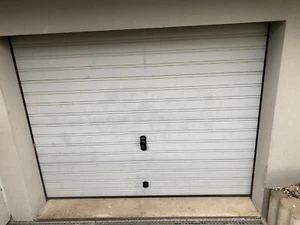 normstahl garagentor sektionaltor gebraucht, Breite 2,5m, Höhe 2,0m, RAL 7040 - Bild 1 von 2