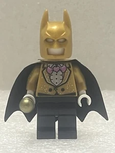 Retired Lego set #70909 Golden Tuxedo Batman Figure WITH MICROPHONE! NICE!! - Picture 1 of 4