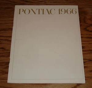 Folleto de ventas Pontiac Full Line 1966 original 66 Tempest Brougham Le Mans - Imagen 1 de 2