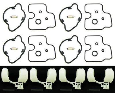 4 X KIT DE RECONSTRUCCIÓN DE CARBURADOR DE LUJO VF750C Magna 750 CB1000 flotador de carburador Foto 1 de 4