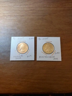 S- Mint Quarters.  Lot Of 2 Clad. - Image 1 of 4