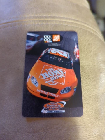 2003 NASCAR WINSTON CUP POCKET/WALLET SCHEDULE TONY STEWART JOE GIBBS HOME DEPOT Cover