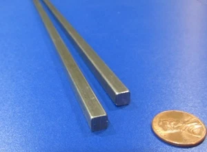 12L14 Square Carbon Steel Bars, 1/4" Square x 5 Ft Length, 2 Units, 10 Ft Total - Picture 1 of 12