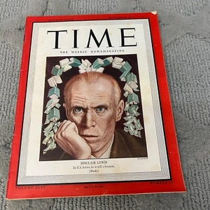 Time The Weekly News Magazine Sinclair Lewis Volume XLVI No 15 October 8 1945 - Picture 1 of 18