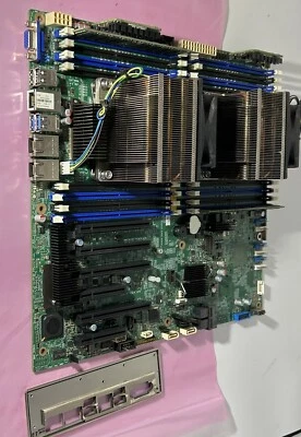 Intel Server Mainboard S2600CW + 2x Intel Xeon E5-2620 V3 + 32GB Ram - Bild 1 von 4