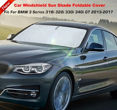 Capa dobrável para pára-brisa de carro janela frontal para BMW 3 Series GT 13-17 - Imagem 1 de 4