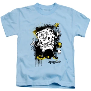 SPONGEBOB SQUAREPANTS Licensed Toddler Kids Graphic Tee Shirt 2T 3T 4T 4 5-6 7 - Picture 1 of 3