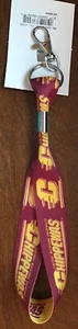 CENTRAL MICHIGAN UNIVERSITY CHIPPEWAS KEY STRAP LANYARD KEY CHAIN 1" WIDTH NEW - Picture 1 of 2