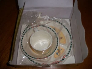 Mary Engelbreit Baby's First Dishes Melamine Dinner Set~Plate Bowl Cup~NIP! - Picture 1 of 3