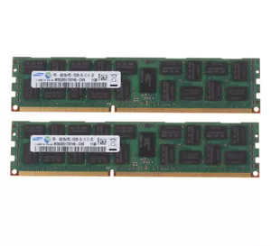 For Samsung 8GB 2 X 4GB PC3-10600R DDR3-1333Mhz ECC Reg-DIMM Server Memory RAM - Picture 1 of 7