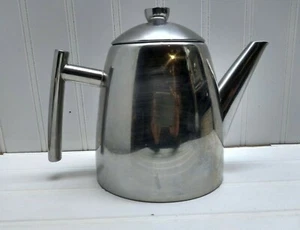 Frieling 1Qt Tea Kettle Stainless Chrome Stove Top Coffee Pot Carafe Pour Over** - Picture 1 of 5