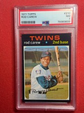1971 TOPPS ROD CAREW #210 PSA 7 MINNESOTA TWINS