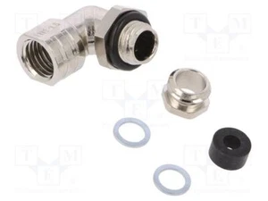 Kabelverschraubung 1,5 IP55 abgewinkelt M12 Mat: Messing 52107800 n - Bild 1 von 1