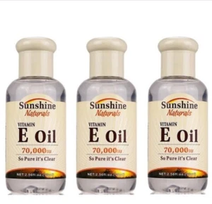 100% Vitamin e oil Pure Natural Aromatherapy Massage Base Carrier Skin Beauty x3 - Picture 1 of 6
