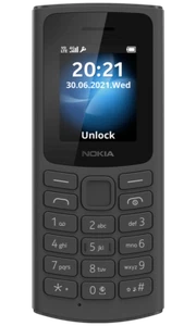Genuine Nokia 105 in Black Locked to Vodafone Network inc. £10 Credit (UK Stock) - Afbeelding 1 van 24