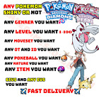 TOUT PERSONNALISÉ 6IV  BRILLANT  ACHETER 3, OBTENIR 1 Pokémon diamant brillant perle brillante gratuite