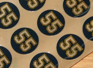 Calcomanía de casco de fútbol conmemorativo JUNIOR SEAU CHARGERS #55 cantidad (2) 3M 20MIL - Imagen 1 de 1
