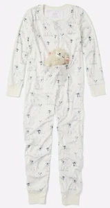 Justice Girls Union Suit Relax Goat This One Piece Pajamas Plush Toy 8 10 NWT - Picture 1 of 2