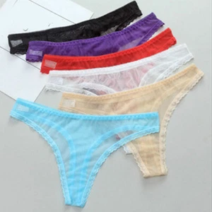 Women Seamless Underwear Sexy Panties Transparent Briefs Thong Lingerie Knickers - Picture 1 of 15