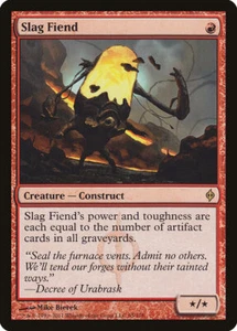 Played Slag Fiend 95 New Phyrexia NPH MTG - Picture 1 of 1