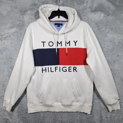 Michael Kors Sweater Mens XL Pullover Logo Block Sweatshirt Hoodie - Image 1 of 4