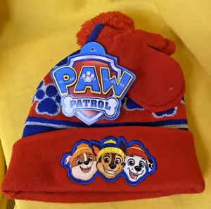 Nickelodeon PAW Patrol Beanie Hat & Mittens Set - Picture 1 of 5