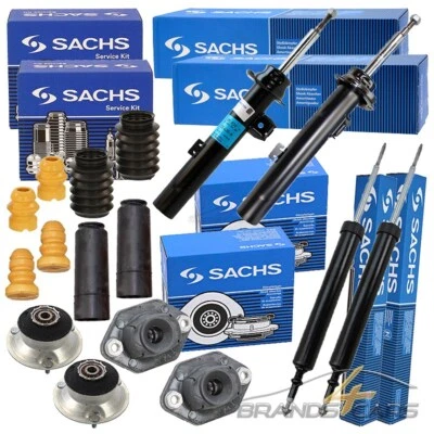 SACHS 4x STOSSDÄMPFER GAS VORNE+HINTEN+DOMLAGER+PROTECTION-KIT FÜR BMW 3-ER E90 - Bild 1 von 4