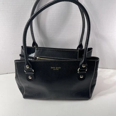 Vintage Kate Spade Zip Closure Purse Black — 第 1/4 张图片