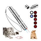 Laser pen LED Light Pointer Interactive Adjustable Patterns Cats Dogs  toy