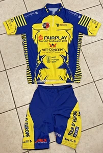 EUROPE 2015 FAIRPLAY TOUR DER GROBREGION CYCLE JERSEY AND SHORTS UNIFORM SIZE M? - Picture 1 of 7