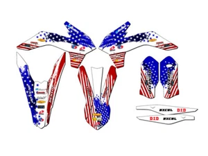 2016 EXC-F MERICA Usa Senge Graphics Kit Compatible with KTM - Picture 1 of 10