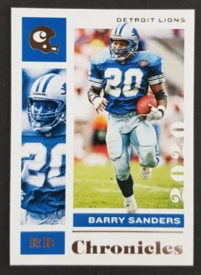 Barry Sanders 2020 Panini Chronicles Football Card #33 (NM) - Image 1 of 2