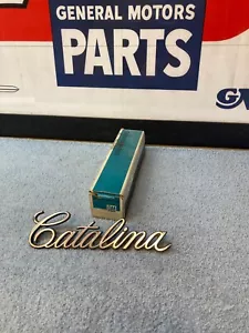 1975 1976 75 76 Pontiac Catalina NOS GM Fender Emblem - Picture 1 of 3