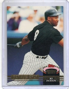 Topps Stadium Club 1992 solo para miembros - Bo Jackson - Medias Blancas a199 - Imagen 1 de 2