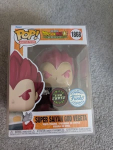 Dragon Ball Z Super - Super Saiyan God Vegeta (Glow Chase) (SE) #1868 ¡Funko Pop! - Imagen 1 de 9