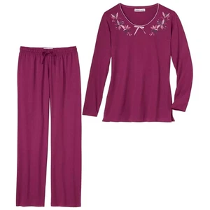 Atlas for Women Damen/Ladies Floral Long Pyjama Set - Bild 1 von 2