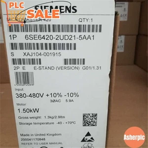 New Siemens 6SE6 420-2UD21-5AA1 6SE6420-2UD21-5AA1 MICROMASTER420 without filter - Picture 1 of 3