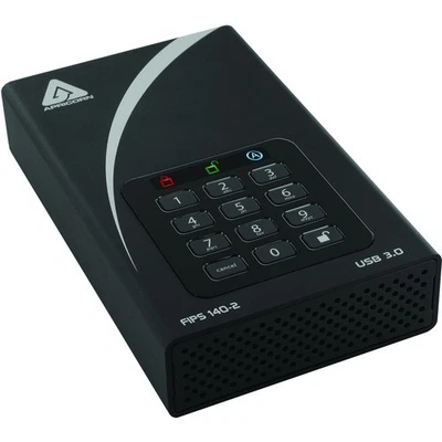 Apricorn Aegis Padlock DT FIPS ADT-3PL256F-12TB 12 TB Desktop Hard Drive - Exter - Image 1 of 4