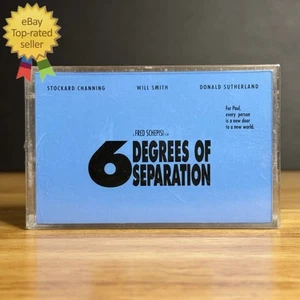 ⚡️NEW Six Degrees Of Separation Promo Cassette Soundtrack Will Smith Donald - Picture 1 of 7