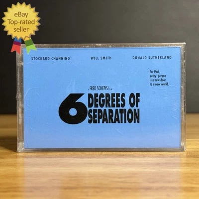 ⚡️NEW Six Degrees Of Separation Promo Cassette Soundtrack Will Smith Donald - Image 1 of 4
