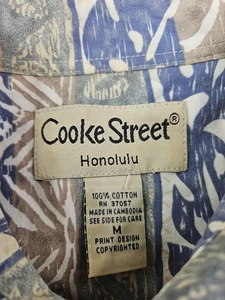 Cooke Street Honolulu Hawaiihemd Kragen Button Down Kurzarm Gr. (M) - Bild 1 von 7