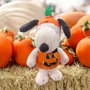 Peanuts Snoopy Side Stepper Halloween Pumpkin Musical Dancing Plush Gemmy - Picture 1 of 7