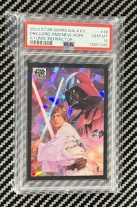 2022 Star Wars Topps Chrome Galaxy #46 Dark Lord And A New Hope Atomic PSA 10 - Picture 1 of 2