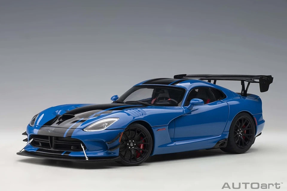 71734 Dodge Viper ACR 2017 (Blu Competizione/Strisce Nere) (Compos 1:18 Autoart - Immagine 1 di 1