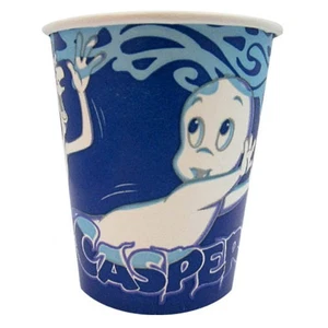 CASPER the FRIENDLY GHOST 7oz PAPER CUPS (8) ~ VTG Birthday Party Supplies Drink - Picture 1 of 1